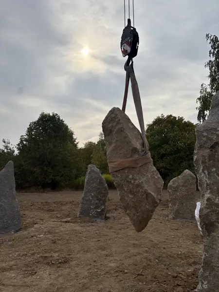 Budování areálu